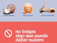 Cuando regreses a Chile, no traigas productos de origen animal y/o vegetal